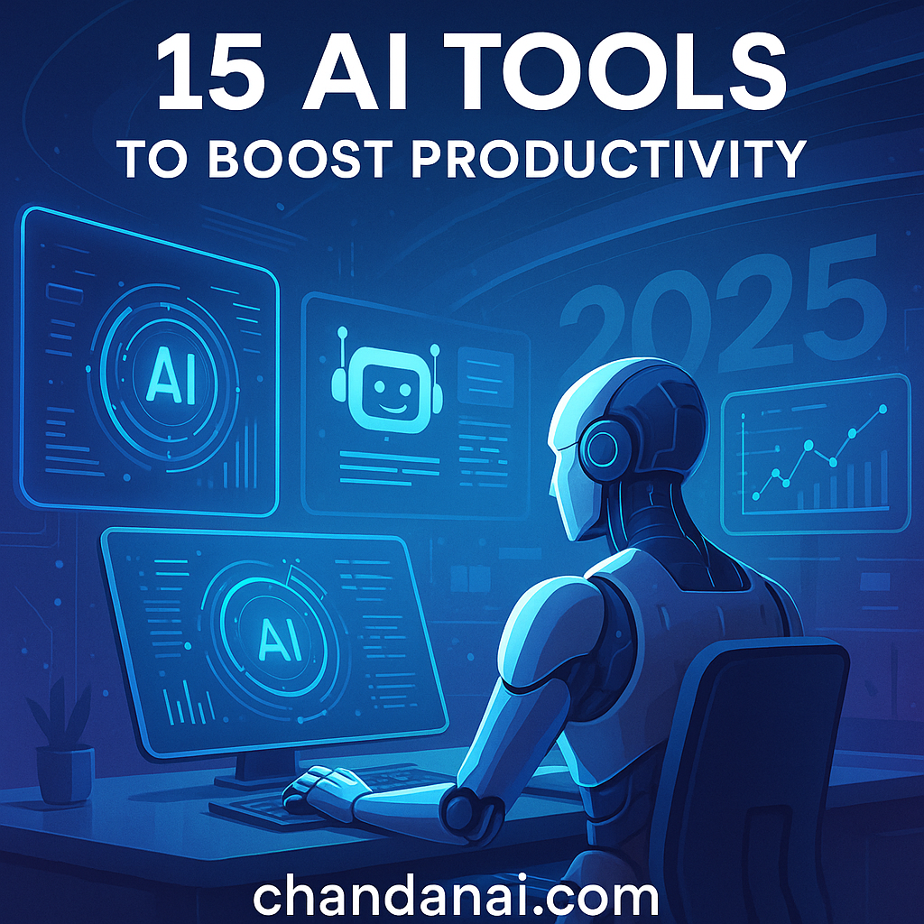15 Powerful AI Tools To Boost Your Productivity In 2025 | Www.chandanai.com