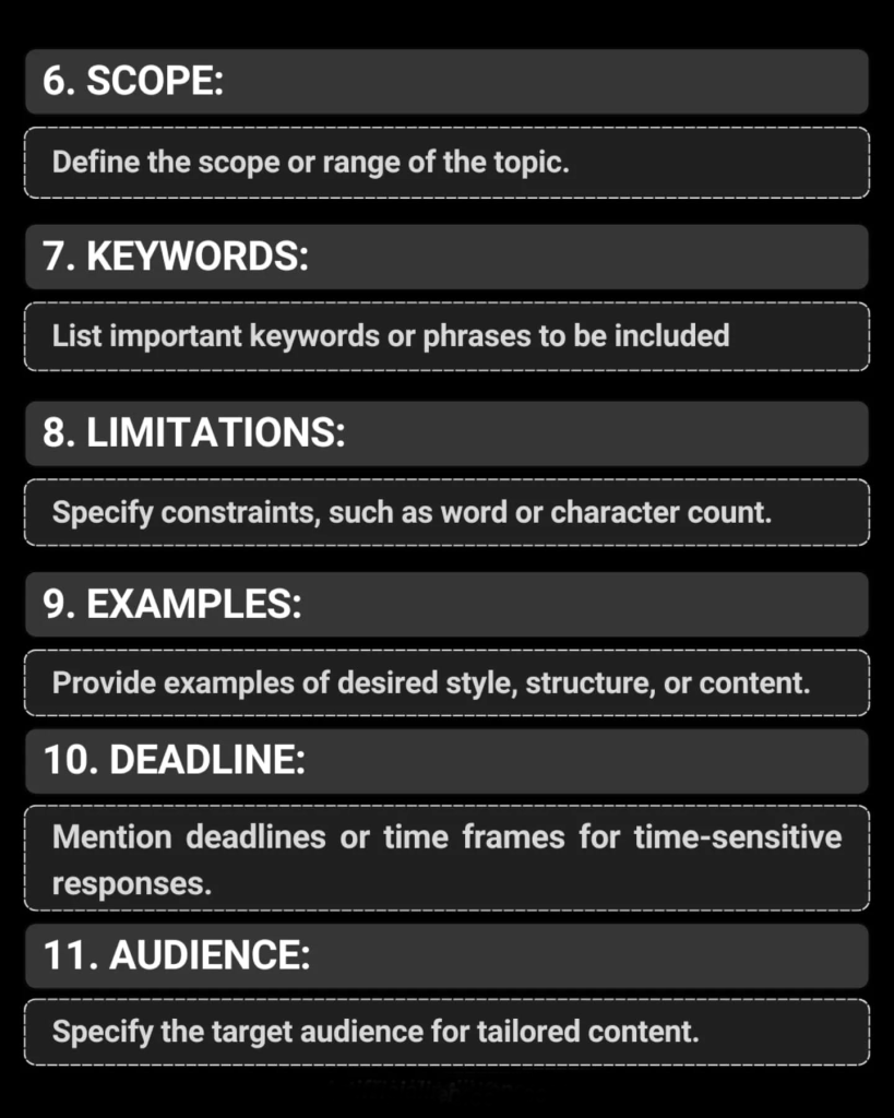 ChatGPT prompting cheat sheet 3 3