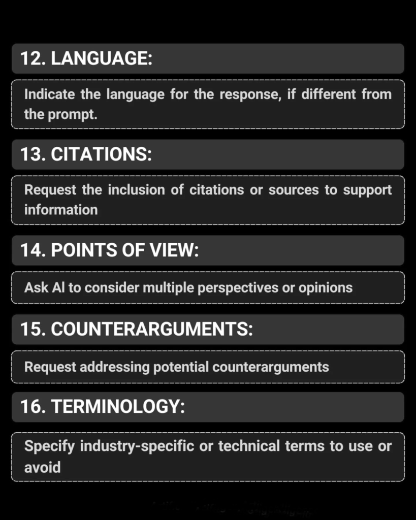 ChatGPT prompting cheat sheet 4 4